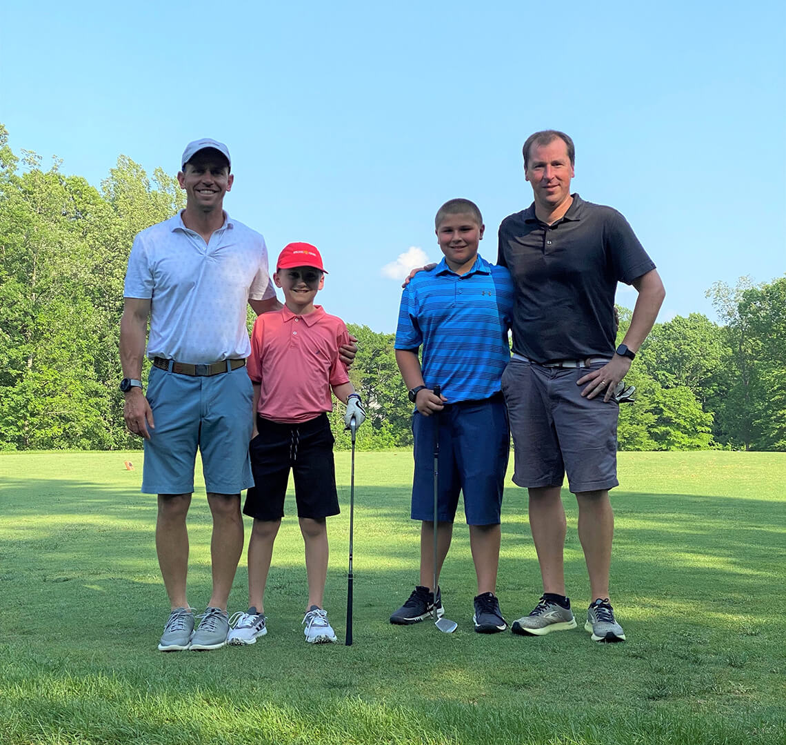 fathers and sons golfers