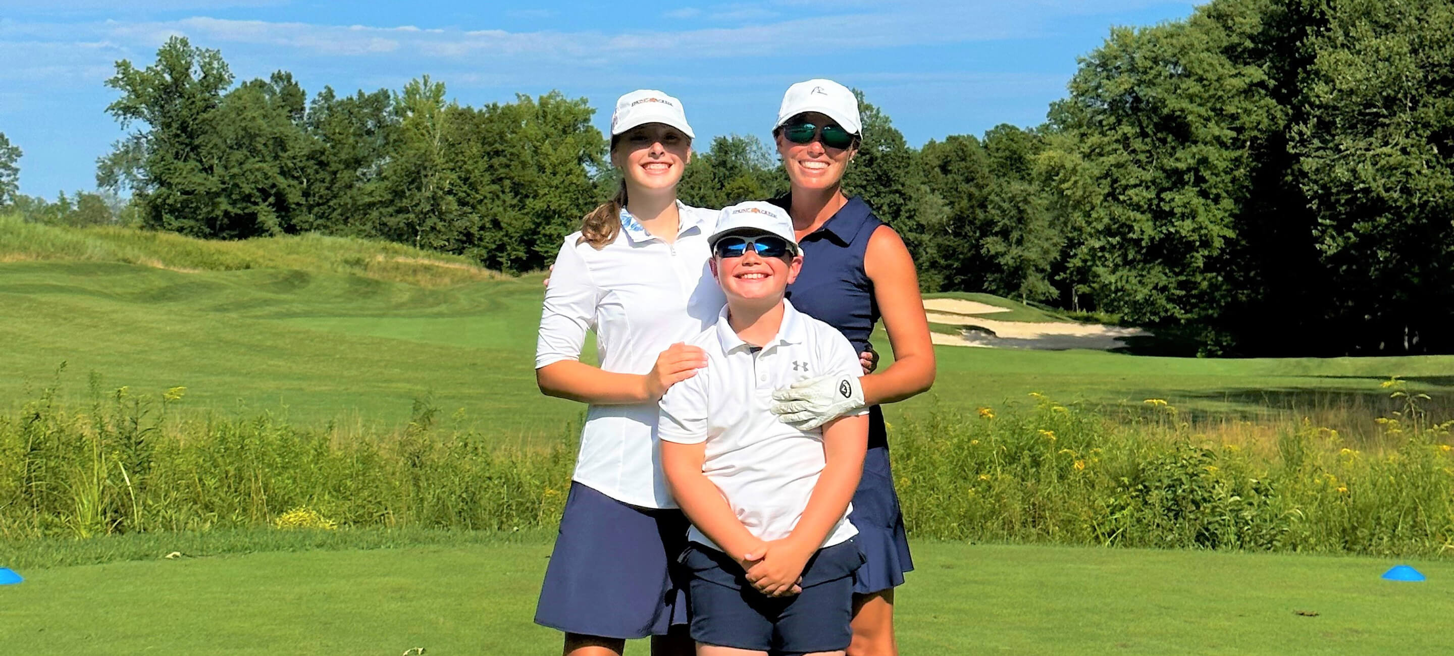 family of golfers